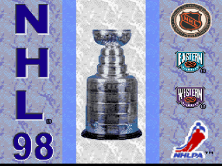 NHL 98 title screen for Super Nintendo
